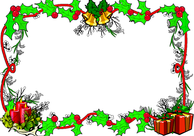 圣诞边框 框架 圣诞帧 - 上的免费图片