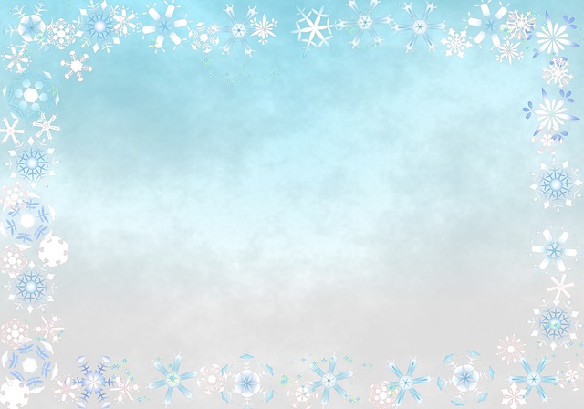 雪花边 雪花框 圣诞节 - 上的免费图片
