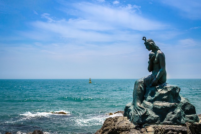 美人鱼 海云台海水浴场 海洋 - 上的免费照片