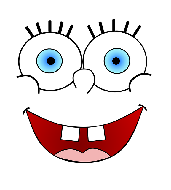 海绵宝宝 海绵头的 笑脸 - 上的免费图片