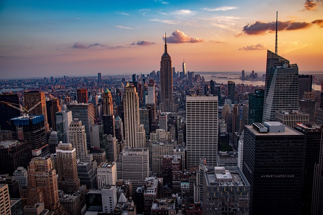 日落 曼哈顿 城市 - 上的免费照片