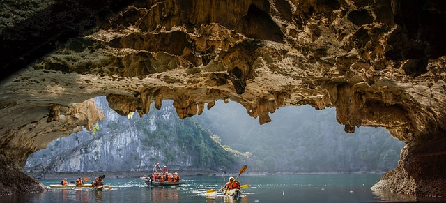 越南 蝙蝠洞 皮艇 - 上的免费照片