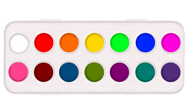 水的颜色 调色板 画 - 上的免费照片