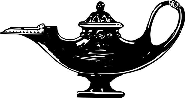 灯 阿拉伯 精灵 - 免费矢量图形