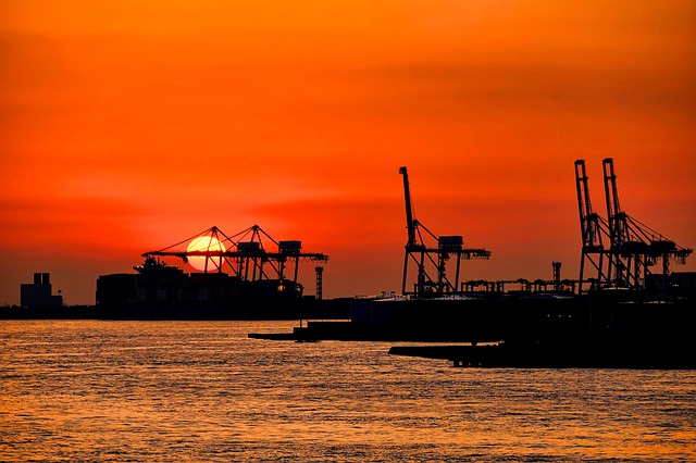 大阪 容器 日落 - 上的免费照片