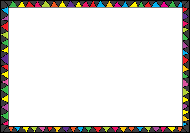 锯齿形的边界 边境 霓虹灯的边界 - 上的免费图片