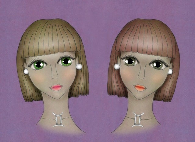 双胞胎 双子星座 天秤座 - 上的免费图片