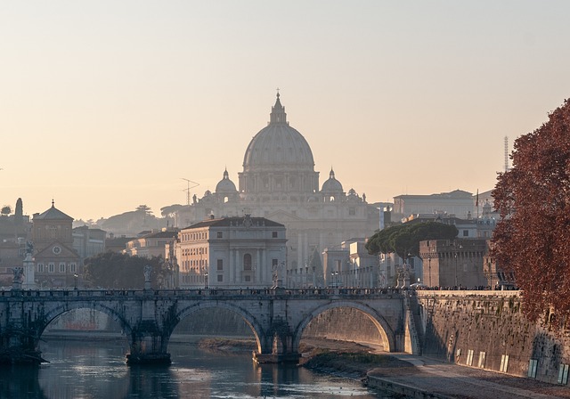 罗马 日落 桥 - 上的免费照片