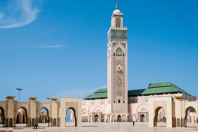 清真寺 卡萨布兰卡 摩洛哥 - 上的免费照片
