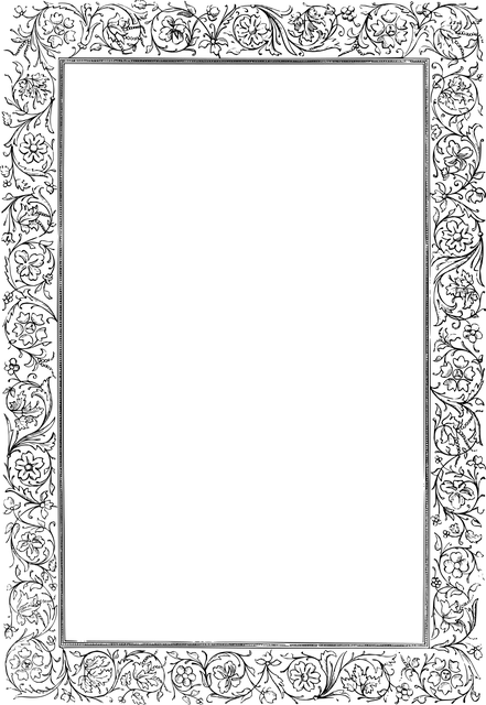 维多利亚时代的 框架 边境 - 免费矢量图形
