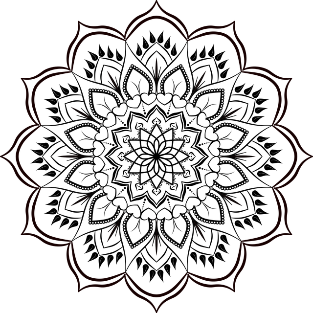 曼荼罗 图案 花 - 免费矢量图形