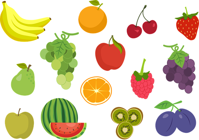 水果 香蕉 苹果 - 免费矢量图形
