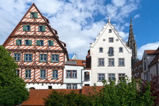 半木结构的房子 乌尔姆 桁架 - 上的免费照片