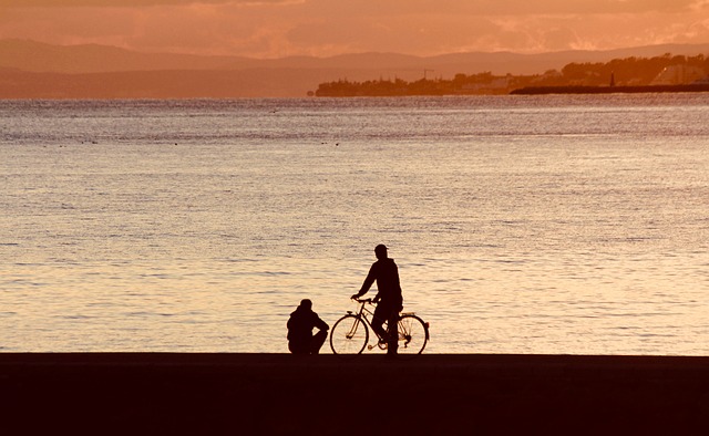 自行车 之旅 日落 - 上的免费照片