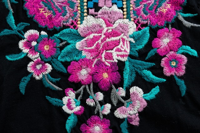 刺绣 花 花的 - 上的免费照片