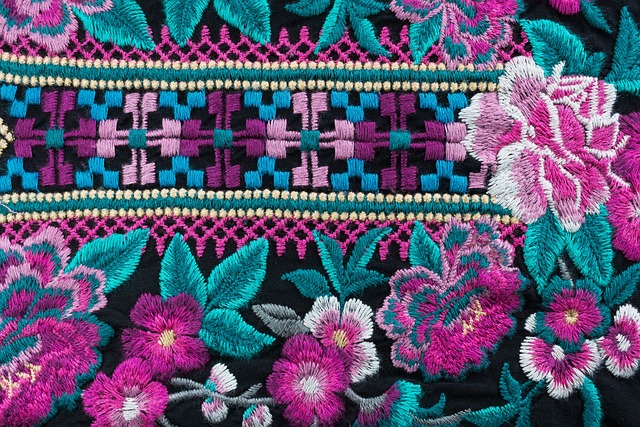 刺绣 花 花的 - 上的免费照片