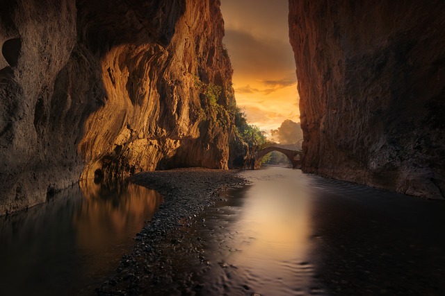 河 峡谷 岩石 - 上的免费照片