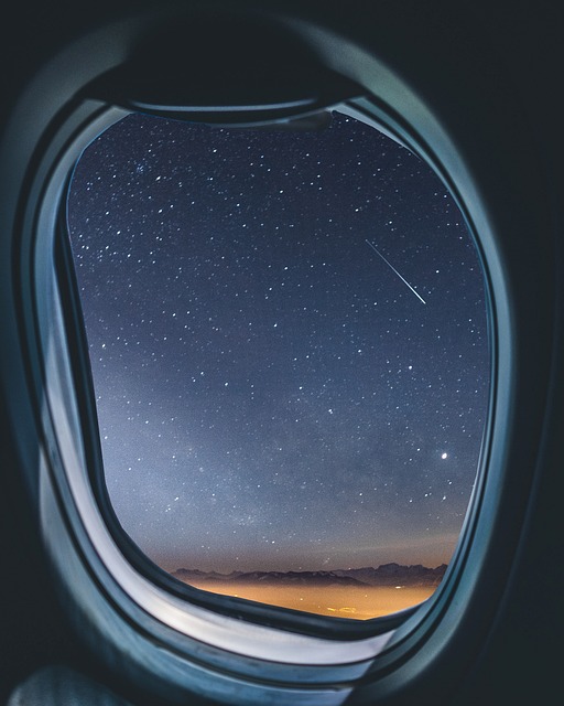 飞机 飞机窗 银河 - 上的免费照片