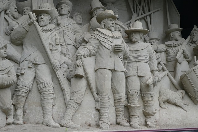 砂雕塑 夜间值班 伦勃朗 - 上的免费照片