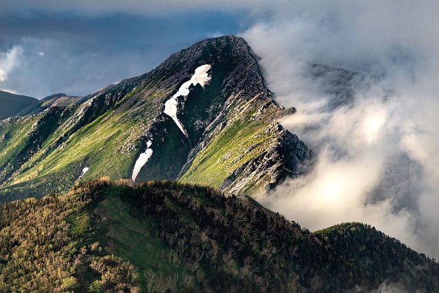 山 中部山岳国立公园 云 - 上的免费照片