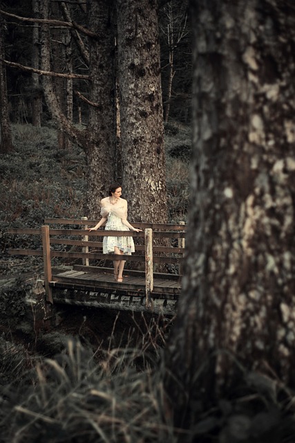 女人在桥上 桥 时尚 - 上的免费照片