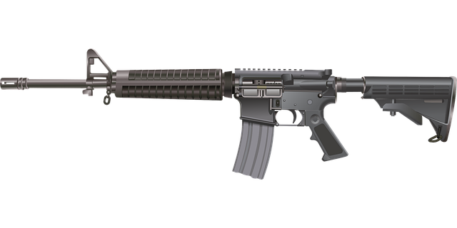 M16 Ar-15 步枪 - 免费矢量图形