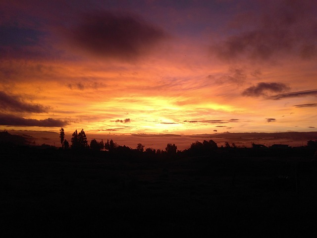 日落 自然 山 - 上的免费照片