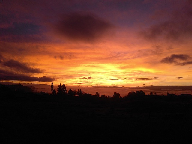 日落 自然 山 - 上的免费照片