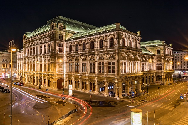 维也纳国家歌剧院 夜晚 长期接触 - 上的免费照片