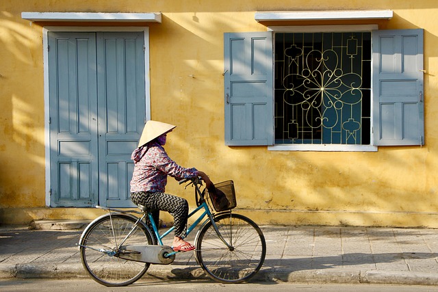 自行车 骑自行车 越南人 - 上的免费照片