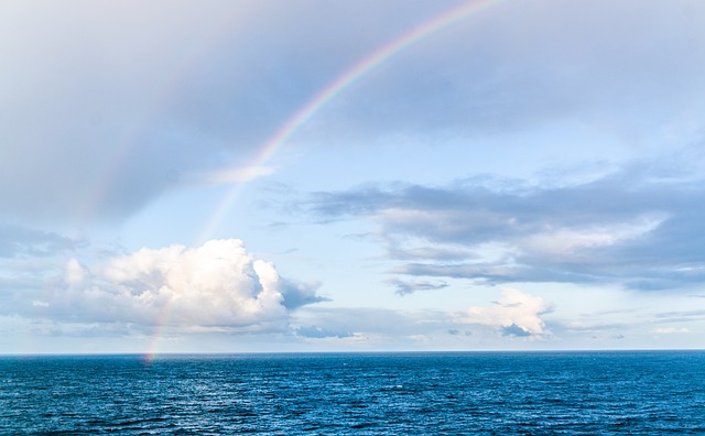 彩虹 海 云 - 上的免费照片