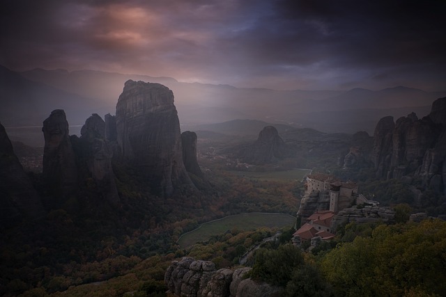 流星雨 希腊 修道院 - 上的免费照片