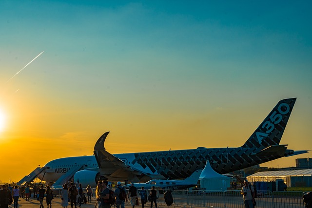 A350 日落 演出 - 上的免费照片
