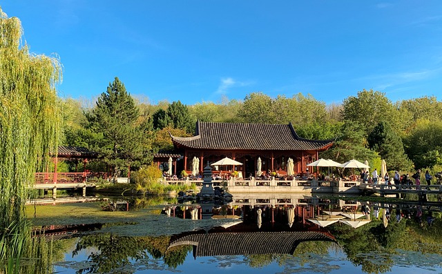世界花园 中国茶馆 池塘 - 上的免费照片