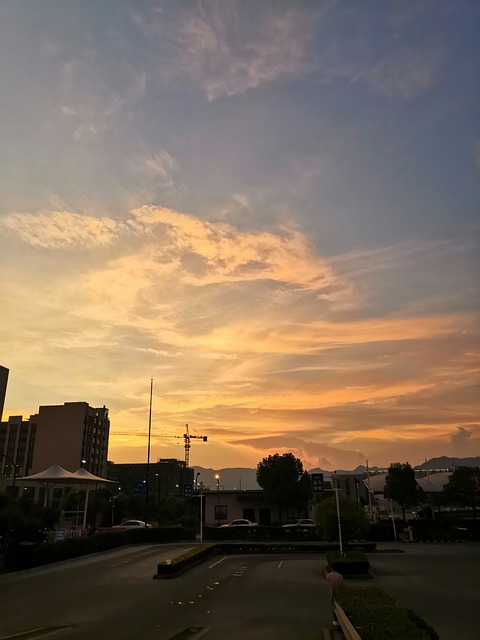 晚霞 夕阳 蓝天 - 上的免费照片
