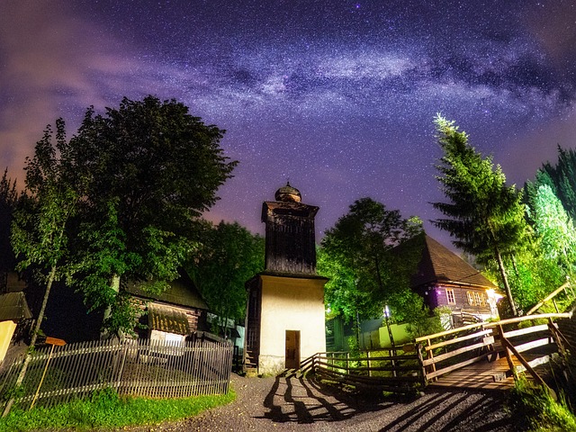 繁星点点 星光 村庄 - 上的免费照片