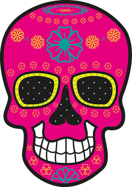 头骨 亡灵节 墨西哥 - 免费矢量图形