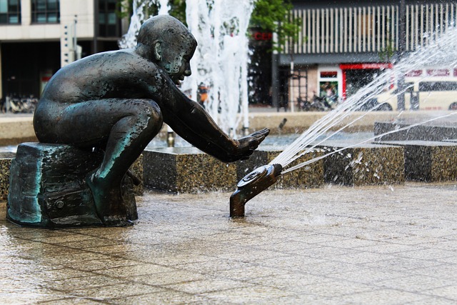 德绍 市中心 喷泉 - 上的免费照片