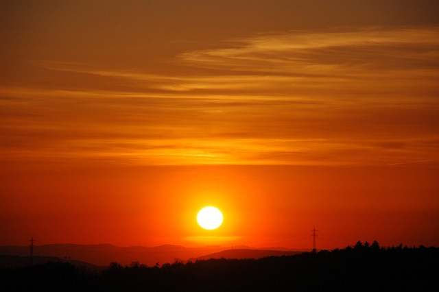 普福尔茨海姆 日落 太阳 - 上的免费照片