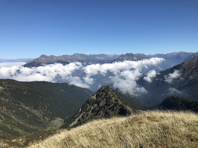 Panorama从Cugn 阿尔卑斯山的路线 阿尔卑斯山 - 上的免费照片