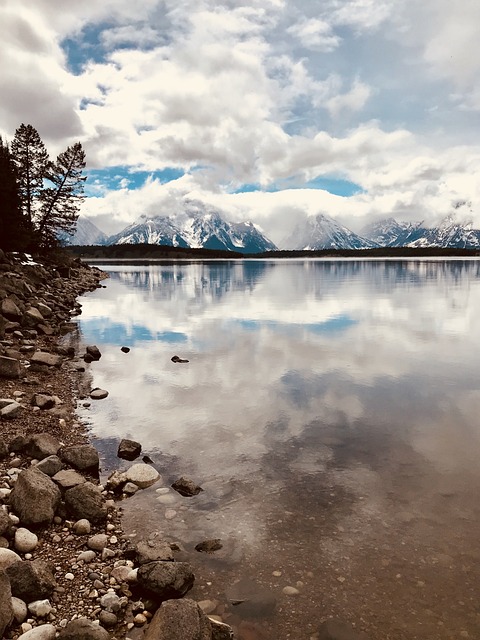 大特顿 湖 景观 - 上的免费照片