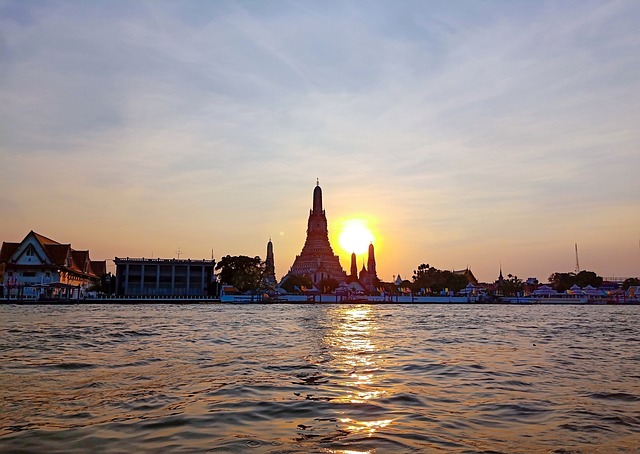 泰国 河 夕阳 - 上的免费照片