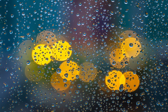 散景 雨滴 窗户 - 上的免费照片