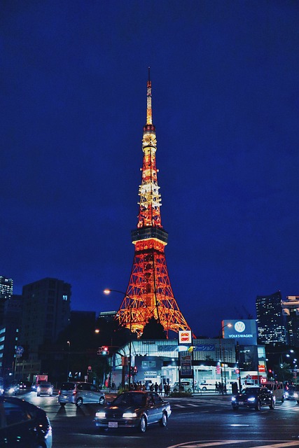 Japan Tokyo Tower Night - 上的免费照片