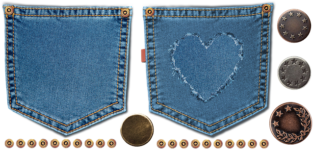 牛仔裤 口袋 按钮 - 上的免费图片