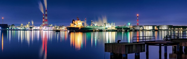 夜景 全景 工业区 - 上的免费照片