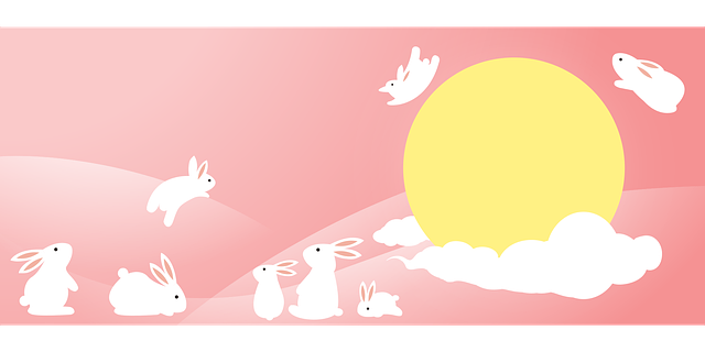 Moon Festival Rabbit 中秋節 - 免费矢量图形