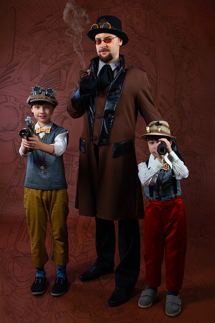 蒸汽朋克 孩子们 男子 - 上的免费照片