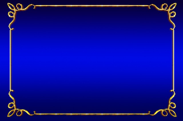纹理的蓝色 纹黄金镶边 质感-蓝色 - 上的免费图片