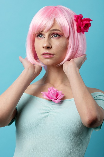 粉红色的头发 年轻女子 魅力 - 上的免费照片
